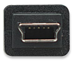 Cable Manhattan USB Mini B Alta Velocidad 2.0 A 1.8m Color Negro