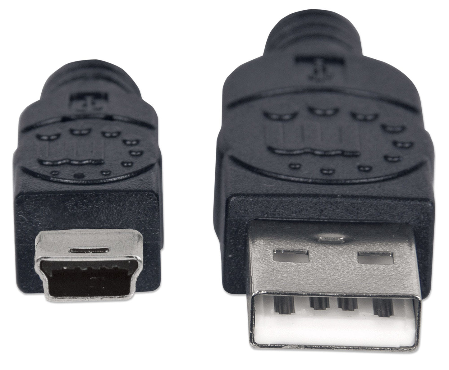Cable Manhattan USB Mini B Alta Velocidad 2.0 A 1.8m Color Negro