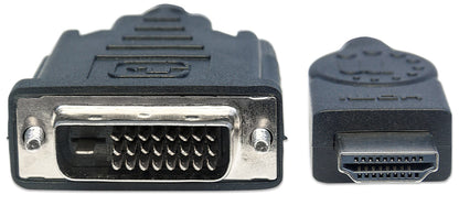 Manhattan 372510 adaptador de cable de vídeo 3 m HDMI Tipo A (Estándar) Negro