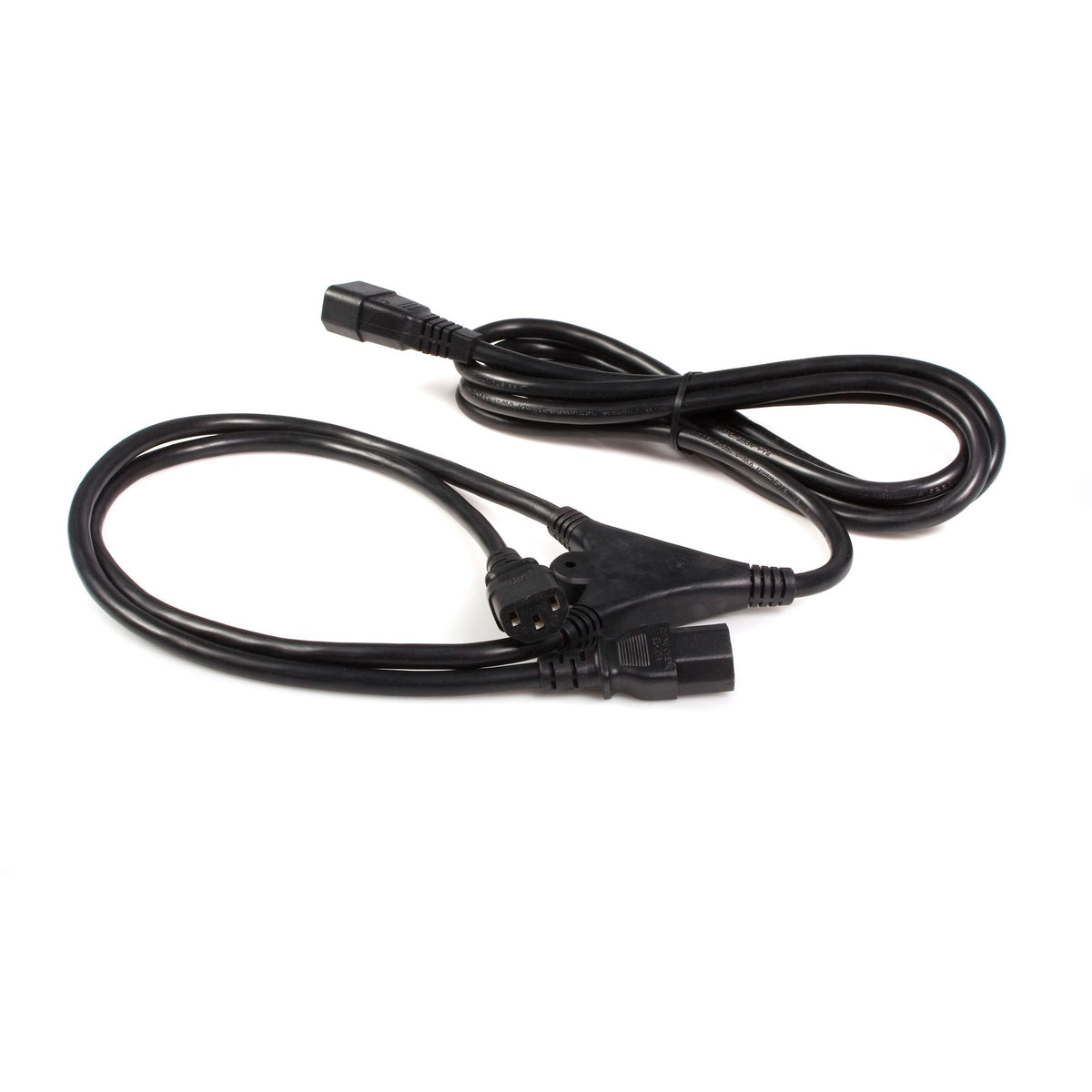 StarTech.com PXT100Y cable de alimentación Negro 3 m Acoplador C14 Acoplador C13 x 2