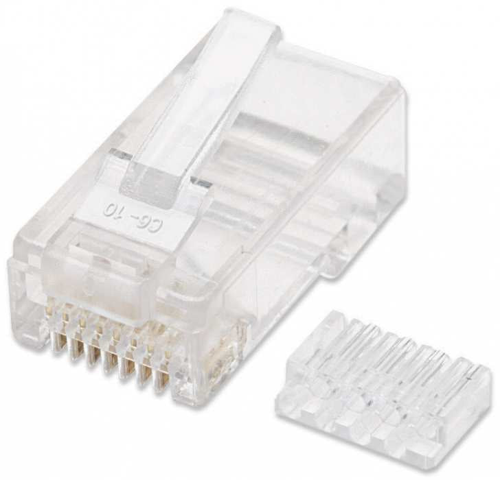 Intellinet 503006 conector RJ-45 Transparente