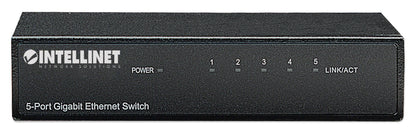 Intellinet 530378 dispositivo de redes Gigabit Ethernet (10/100/1000) Negro