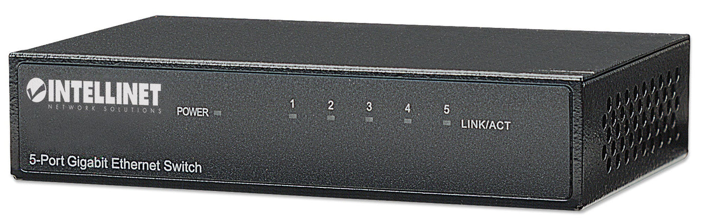 Intellinet 530378 dispositivo de redes Gigabit Ethernet (10/100/1000) Negro