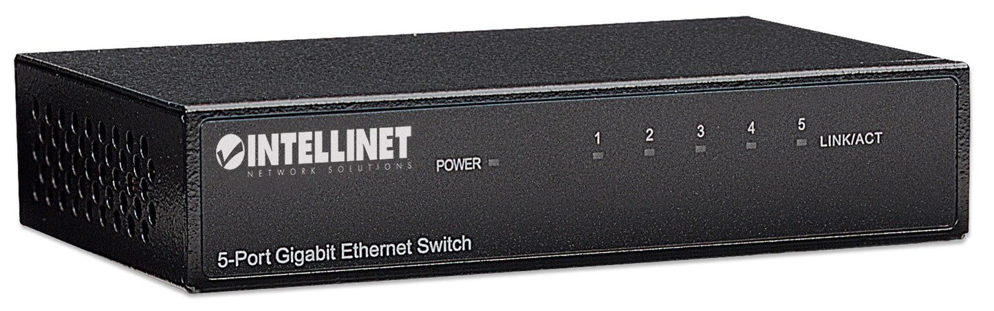 Intellinet 530378 dispositivo de redes Gigabit Ethernet (10/100/1000) Negro