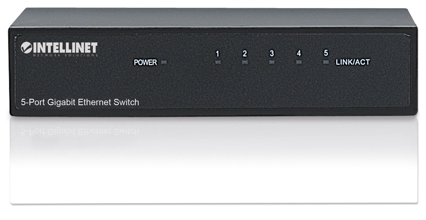 Intellinet 530378 dispositivo de redes Gigabit Ethernet (10/100/1000) Negro
