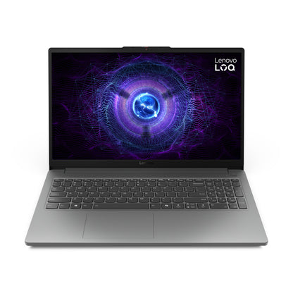 Lenovo LOQ 15IAX9E Intel® Core™ i5 i5-12450HX Computadora portátil 39.6 cm (15.6") Full HD 8 GB DDR5-SDRAM 512 GB SSD NVIDIA GeForce RTX 3050 Wi-Fi 6 (802.11ax) Windows 11 Home Español Gris