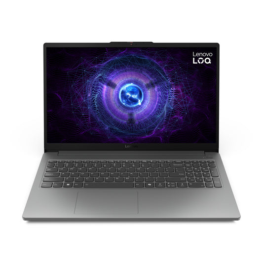 Lenovo LOQ 15IAX9E Intel® Core™ i5 i5-12450HX Computadora portátil 39.6 cm (15.6") Full HD 8 GB DDR5-SDRAM 512 GB SSD NVIDIA GeForce RTX 3050 Wi-Fi 6 (802.11ax) Windows 11 Home Español Gris