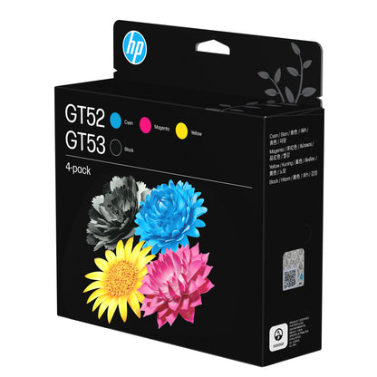 Botella de Tintas HP GT53/GT52 Combo 4-PACK