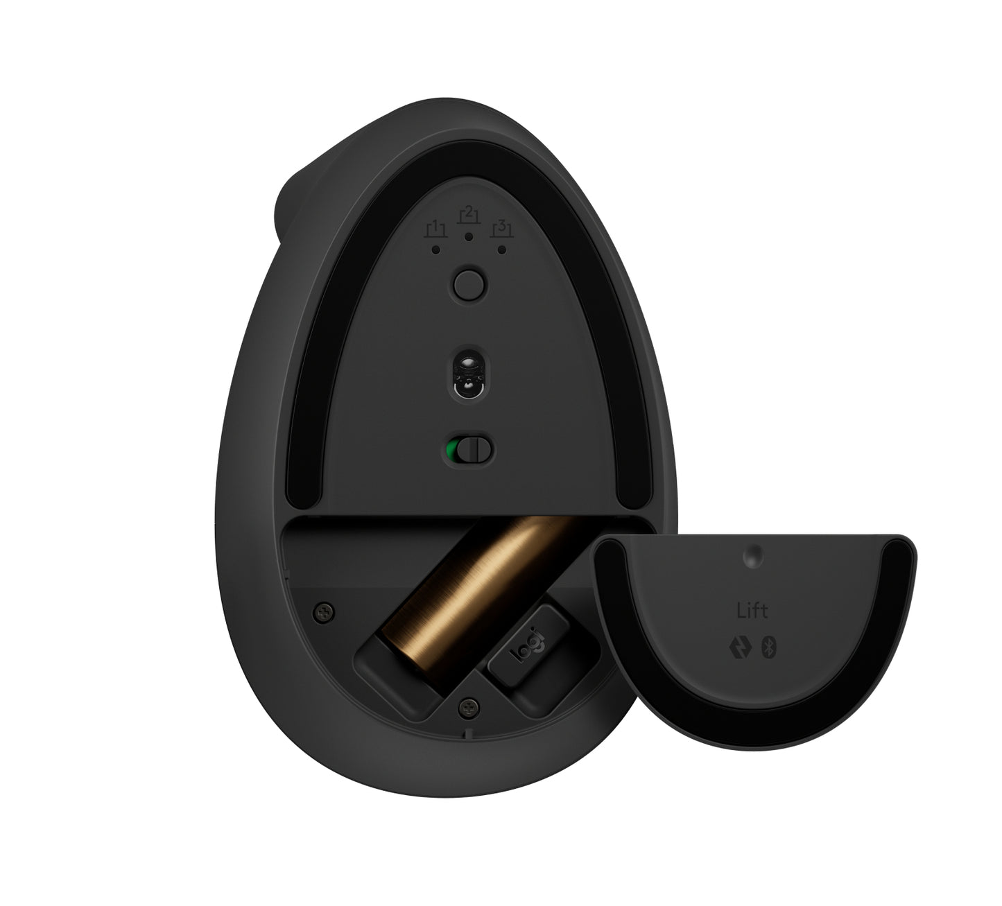 Mouse Logitech Lift Left Ergonómico Vertical 1000dpi Color Grafito