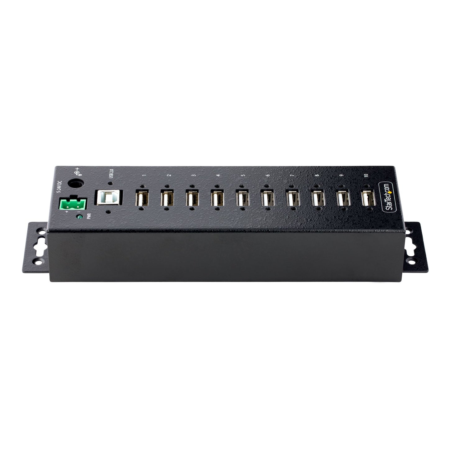 StarTech.com USB210AIND-USB-A-HUB nodo concentrador USB 2.0 Type-B 480 Mbit/s Negro