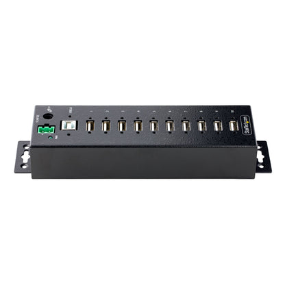 StarTech.com USB210AIND-USB-A-HUB nodo concentrador USB 2.0 Type-B 480 Mbit/s Negro