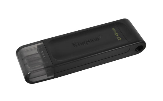 Memoria USB Kingston DataTraveler 70 64GB USB-C Color Negro
