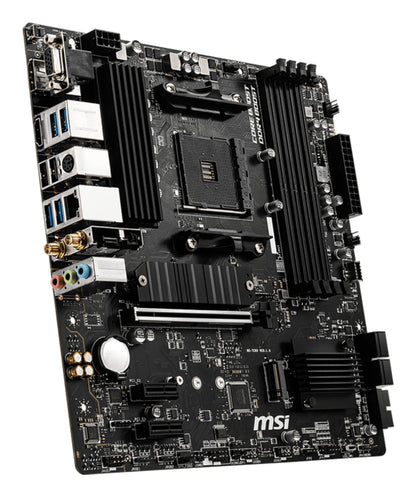 Tarjeta Madre MSI B550M Pro-VDH WIFI 4xDDR4 128GB 4400Mhz PCIe 4.0 M.2 1xHDMI 1xDP 1xVGA S AM4 mATX Wi-Fi BT