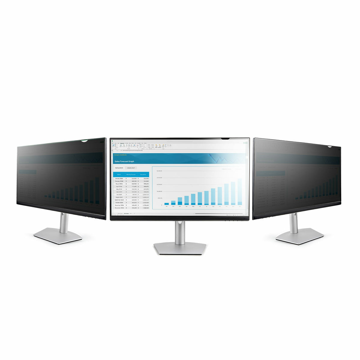 StarTech.com 2569-PRIVACY-SCREEN filtro para monitor 63.5 cm (25") Filtro de privacidad para pantallas sin marco