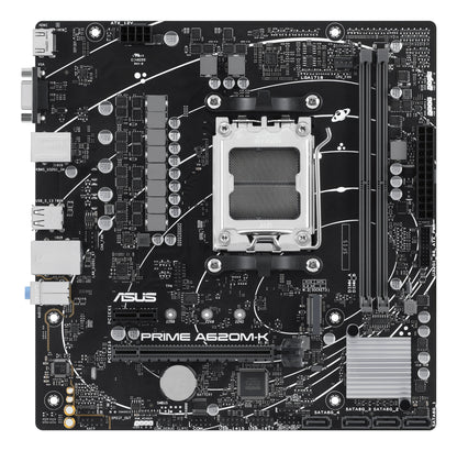 Tarjeta Madre Asus PRIME A620M-K 2xDDR5 96GB 6400Mhz HDMI VGA PCIe 4.0 M.2 S AM5 Ryzen mATX