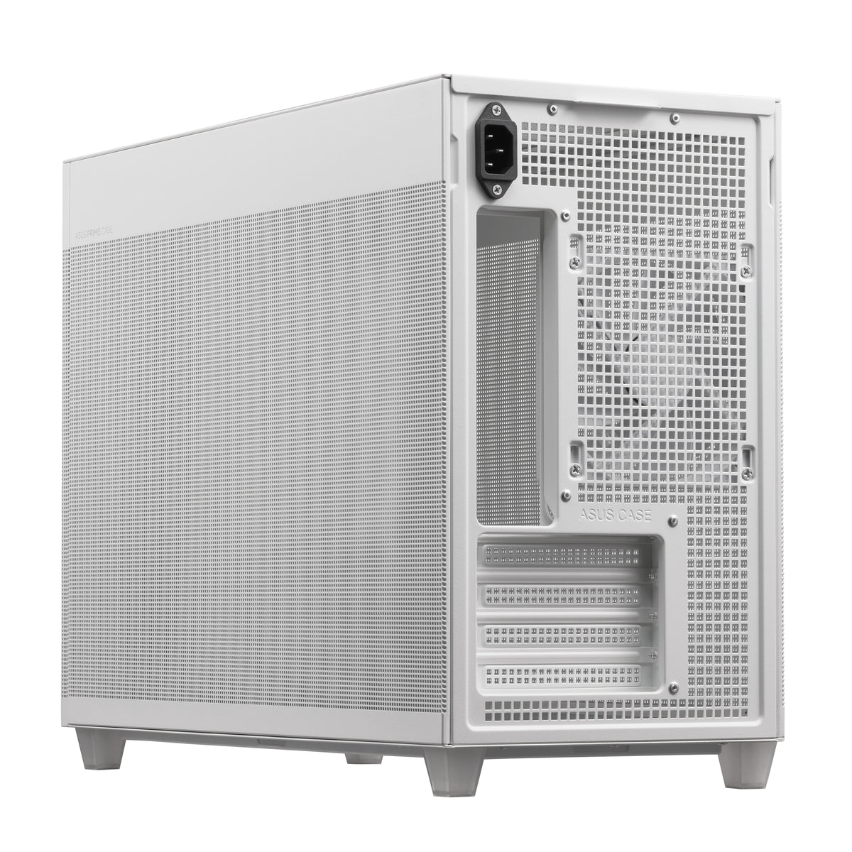Gabinete Asus Prime AP201 White Paneles de Malla Micro ATX Blanco