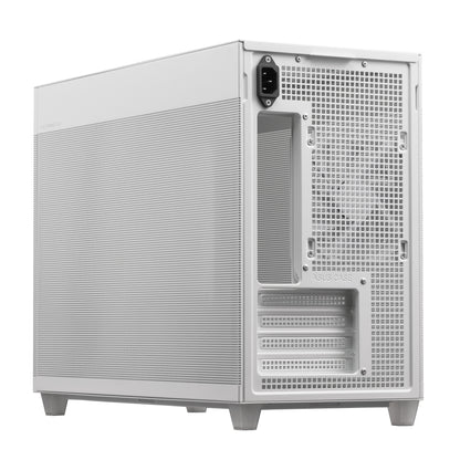 Gabinete Asus Prime AP201 White Paneles de Malla Micro ATX Blanco