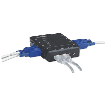 Manhattan 151269 interruptor KVM Negro