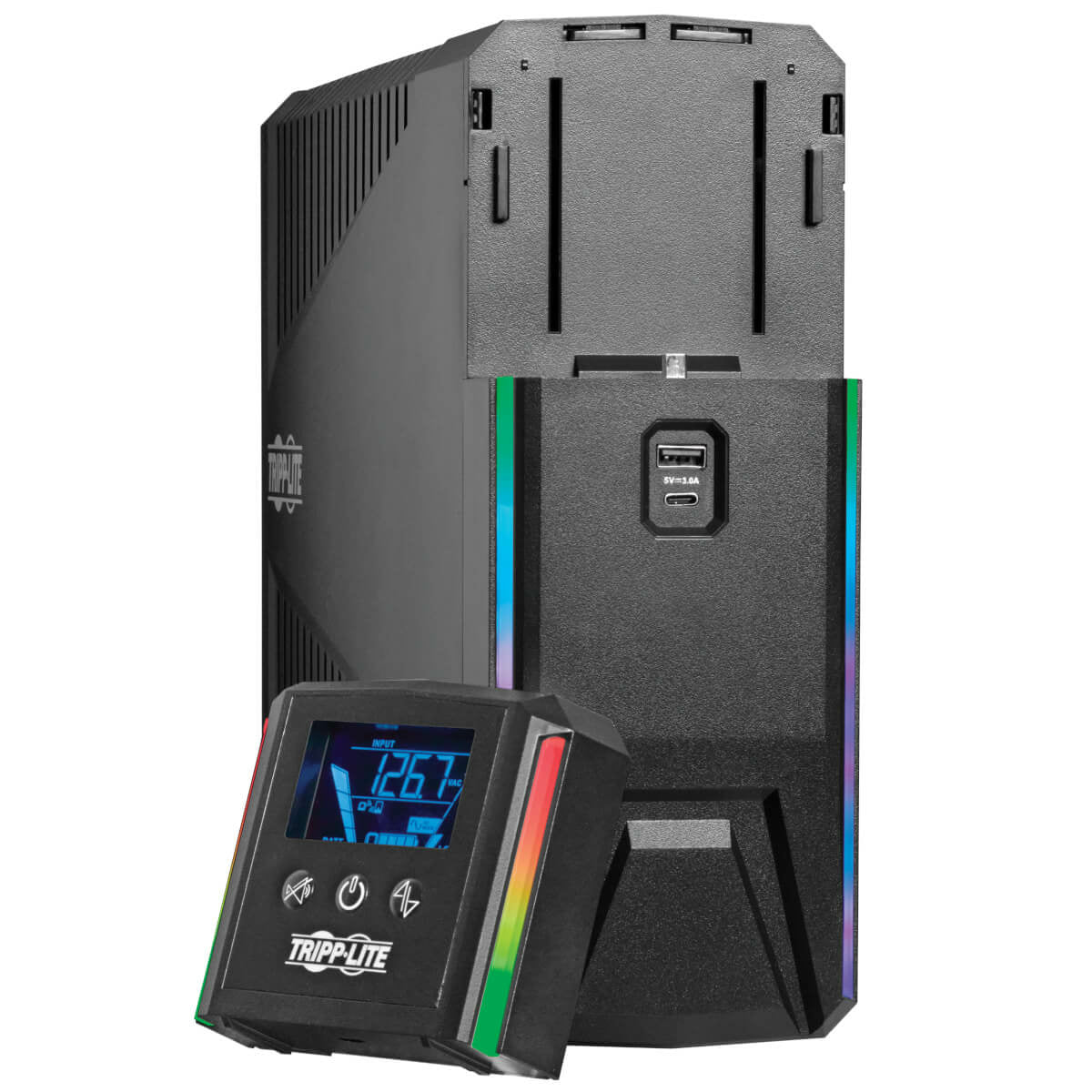 UPS Tripp Lite para Juegos Onda Sinusoidal Pura 1200VA 720W 120V LCD AVR Ahorrador de Energía