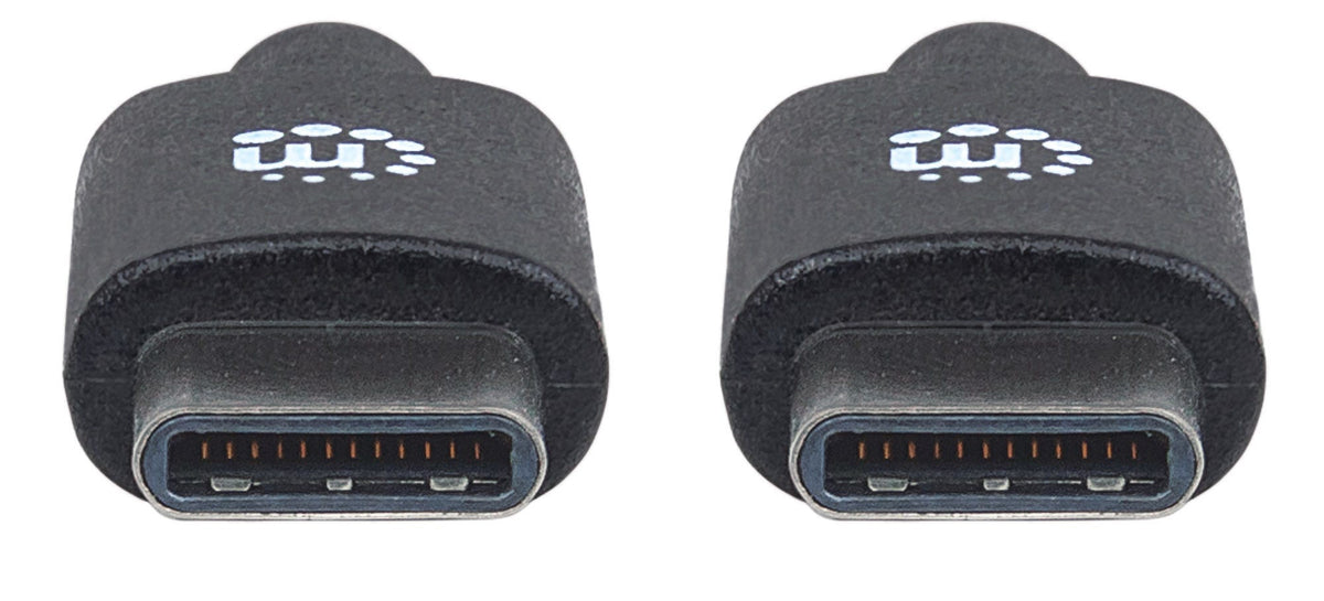 Cable Manhattan USB-C 2.0 Alta Velocidad 2m Color Negro