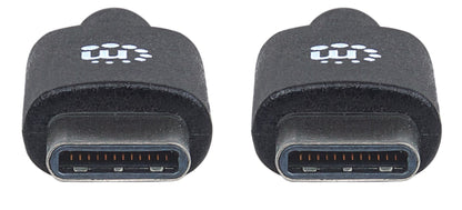 Cable Manhattan USB-C 2.0 Alta Velocidad 2m Color Negro