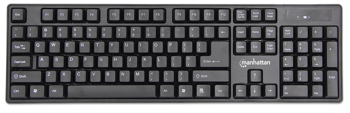 Manhattan 178990 teclado Ratón incluido Universal RF inalámbrico Negro