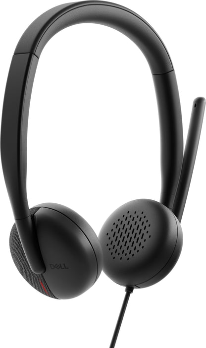 DELL WH3024 Auriculares Alámbrico Diadema Oficina/Centro de llamadas USB Tipo C Negro