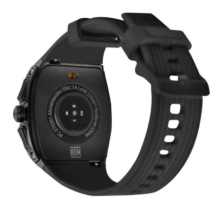 Perfect Choice PC-270201 reloj inteligente y deportivo 4.47 cm (1.76") 47 mm Digital 320 x 385 Pixeles Pantalla táctil Negro