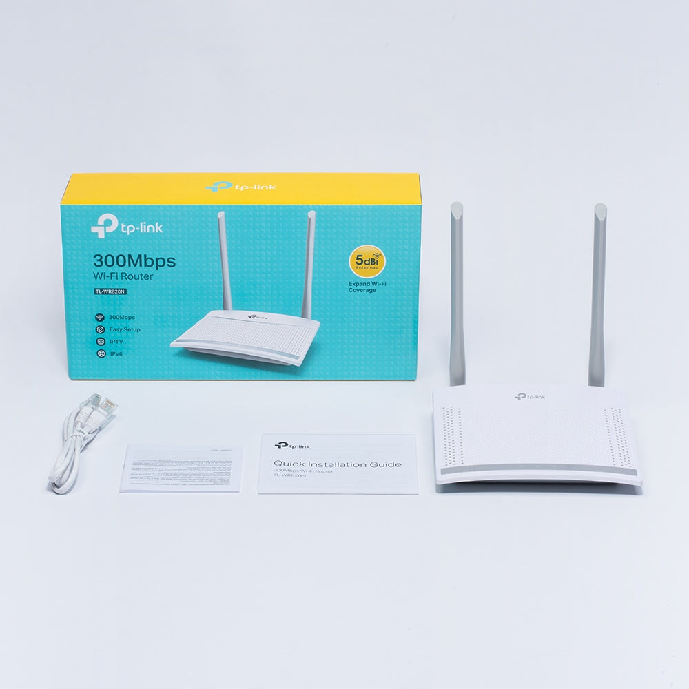 TP-Link TL-WR820N router inalámbrico Ethernet rápido Banda única (2,4 GHz) Blanco