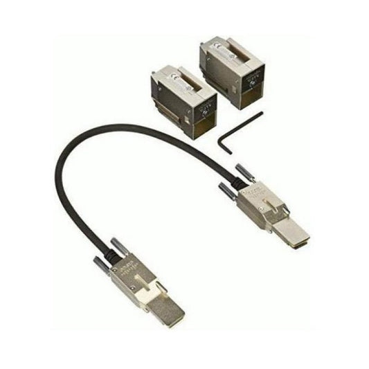 Cisco C9200L-STACK-KIT= cable InfiniBand y de fibra óptica 0.48 m Negro, Gris