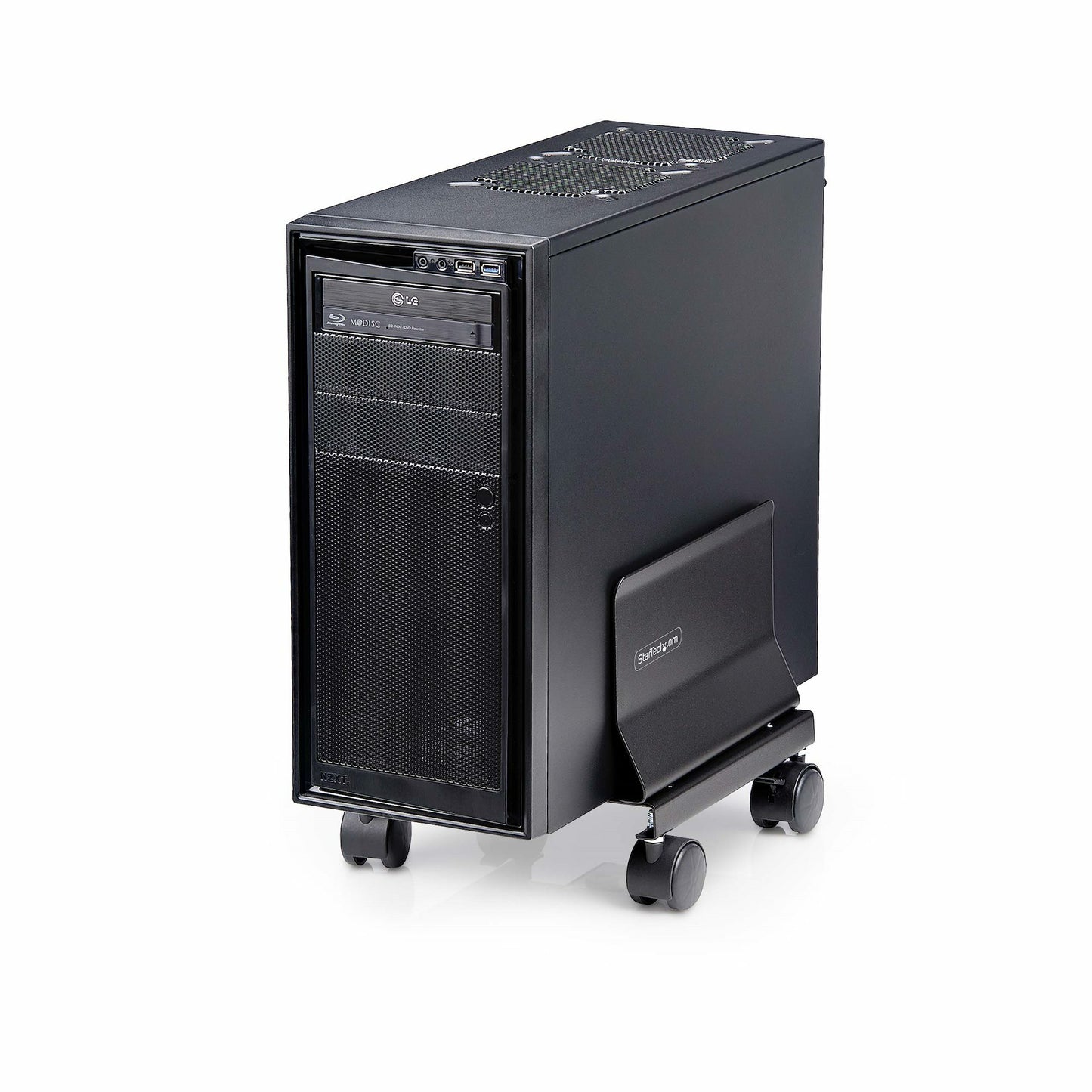 StarTech.com CPUMOBILESTND soporte para CPU Soporte del CPU del carro Negro