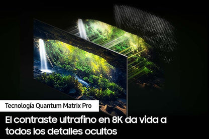 Televisor Samsung 75" QN800D Neo QLed Procesador NQ8 AI Gen2 8K  Resolucion 7680x4320