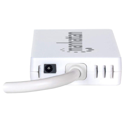 Hub Manhattan USB 3.0 con 3 Puertos/Adaptador Gigabit Ethernet