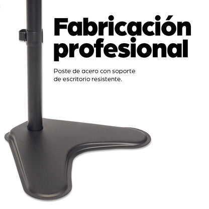 Manhattan 461559 soporte para pantalla plana 81.3 cm (32") Escritorio Negro