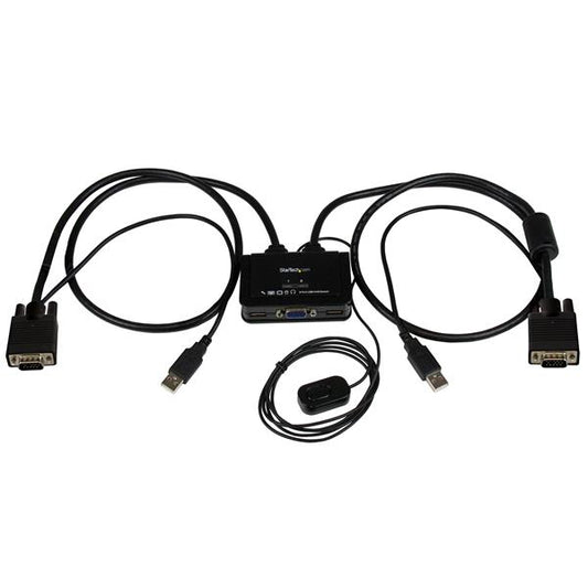 StarTech.com SV211USB interruptor KVM Negro