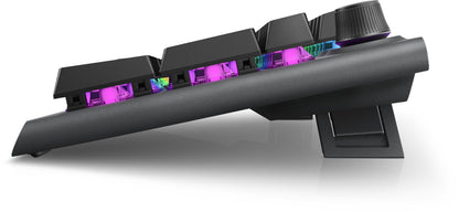 Alienware AW920K teclado Juego USB + RF Wireless + Bluetooth QWERTY Inglés de EE.UU. Gris