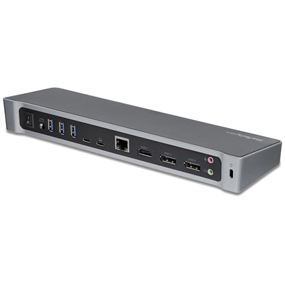 StarTech.com DK30CH2DEP base para laptop o replicador de puertos Alámbrico USB 3.2 Gen 1 (3.1 Gen 1) Type-C Negro, Plata