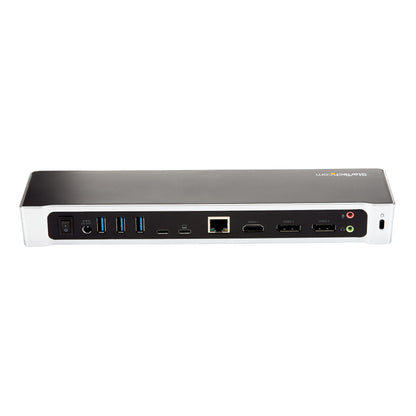 StarTech.com DK30CH2DEP base para laptop o replicador de puertos Alámbrico USB 3.2 Gen 1 (3.1 Gen 1) Type-C Negro, Plata