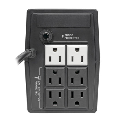 Tripp Lite VS650T sistema de alimentación ininterrumpida (UPS) Línea interactiva 0.65 kVA 6 salidas AC