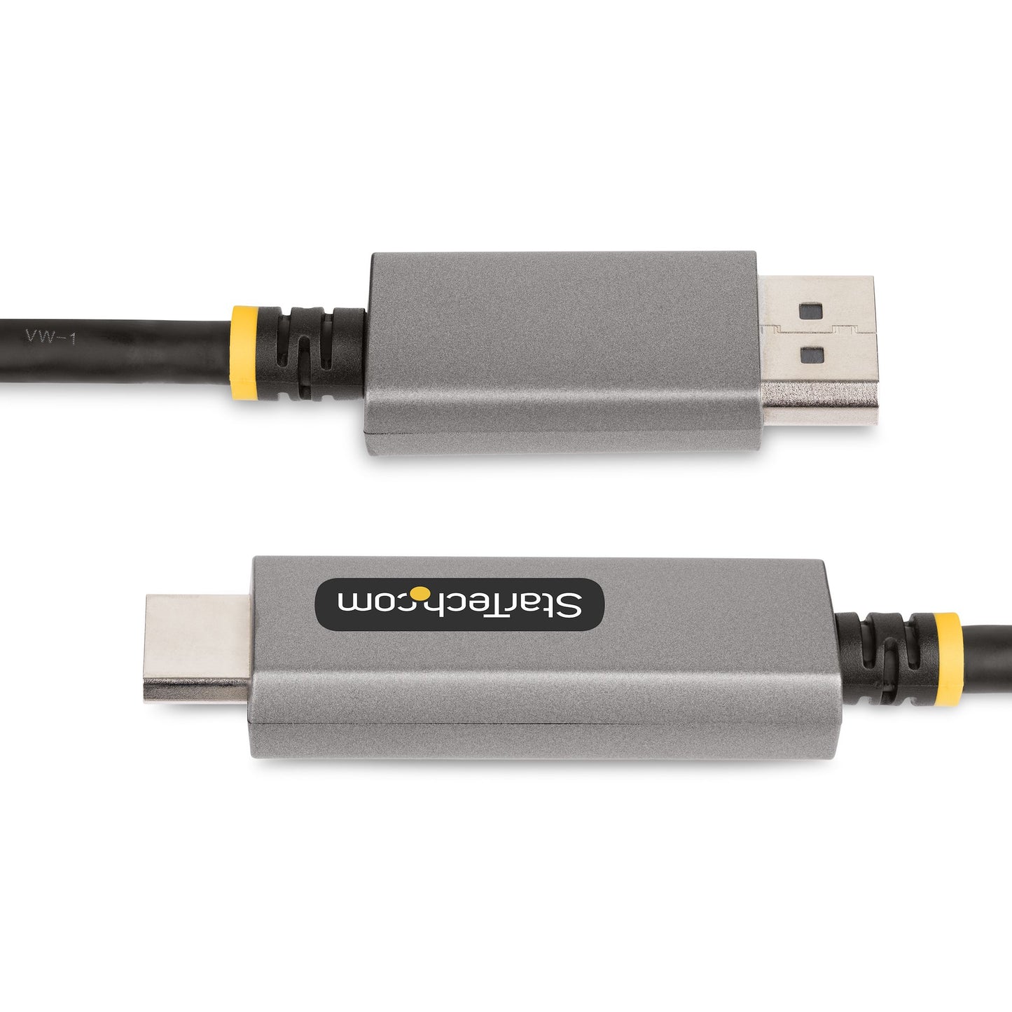 StarTech.com 133DISPLAYPORTHDMI21 adaptador de cable de vídeo Negro, Plata
