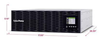 CyberPower OL6KRTHDL sistema de alimentación ininterrumpida (UPS) Doble conversión (en línea) 6 kVA 6000 W 4 salidas AC