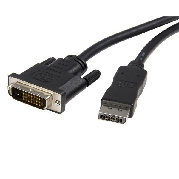 StarTech.com DP2DVIMM10 adaptador de cable de vídeo DVI-D Negro