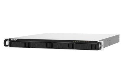 NAS QNAP TS-432PXU-RP de rack 1U, 4 bahías sin discos, Annapurna Labs AL324 de 1.7 GHz, 2 GB DDR4, aluminio y negro