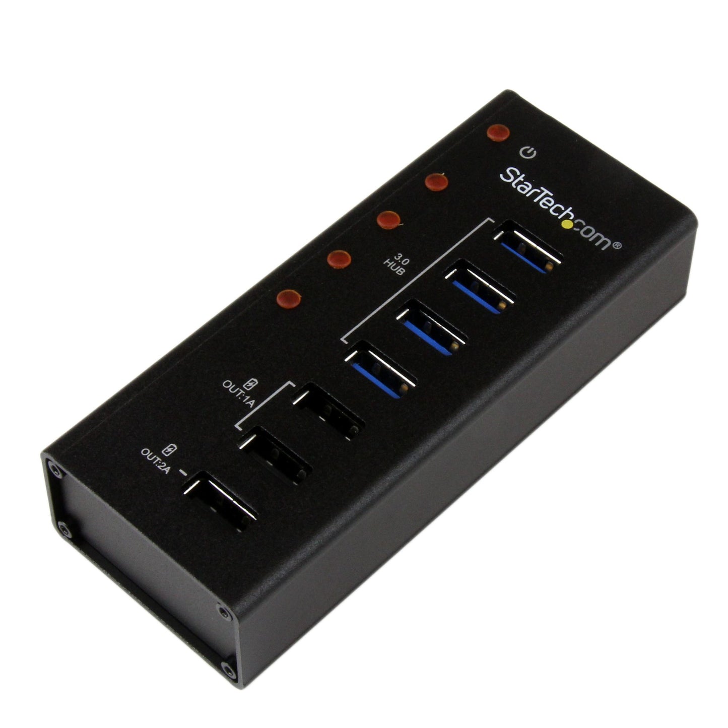 StarTech.com ST4300U3C3 nodo concentrador USB 3.2 Gen 1 (3.1 Gen 1) Type-B 5000 Mbit/s Negro
