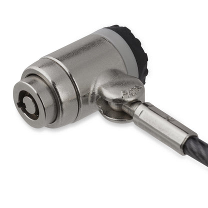 StarTech.com LTLOCKKEY cable antirrobo Negro, Plata 2 m