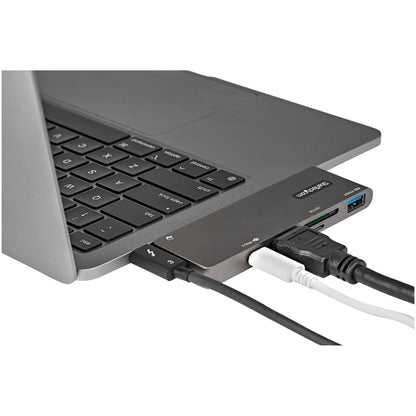 StarTech.com DKT30CMHSDPD base para laptop o replicador de puertos Acoplamiento USB 3.2 Gen 1 (3.1 Gen 1) Type-C Negro, Gris