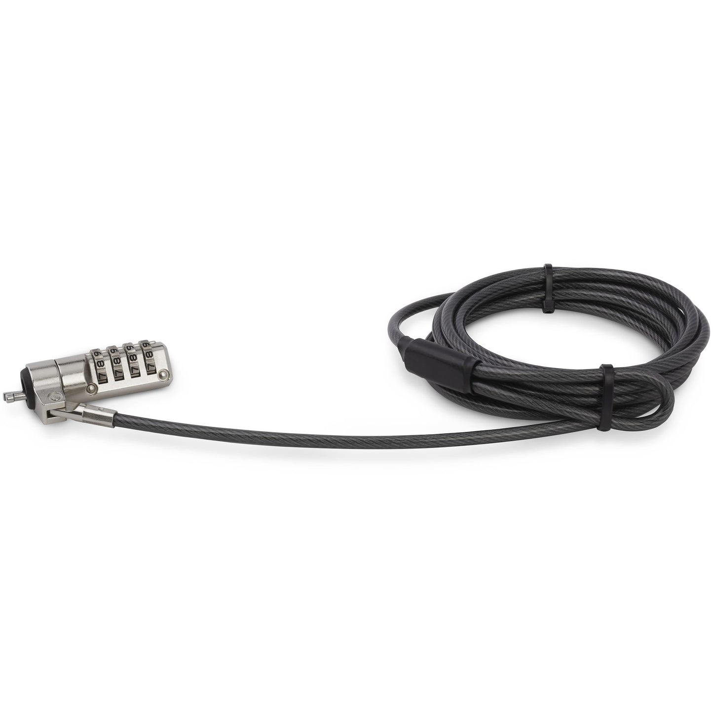 StarTech.com LTLOCK4D cable antirrobo Negro, Plata 2 m