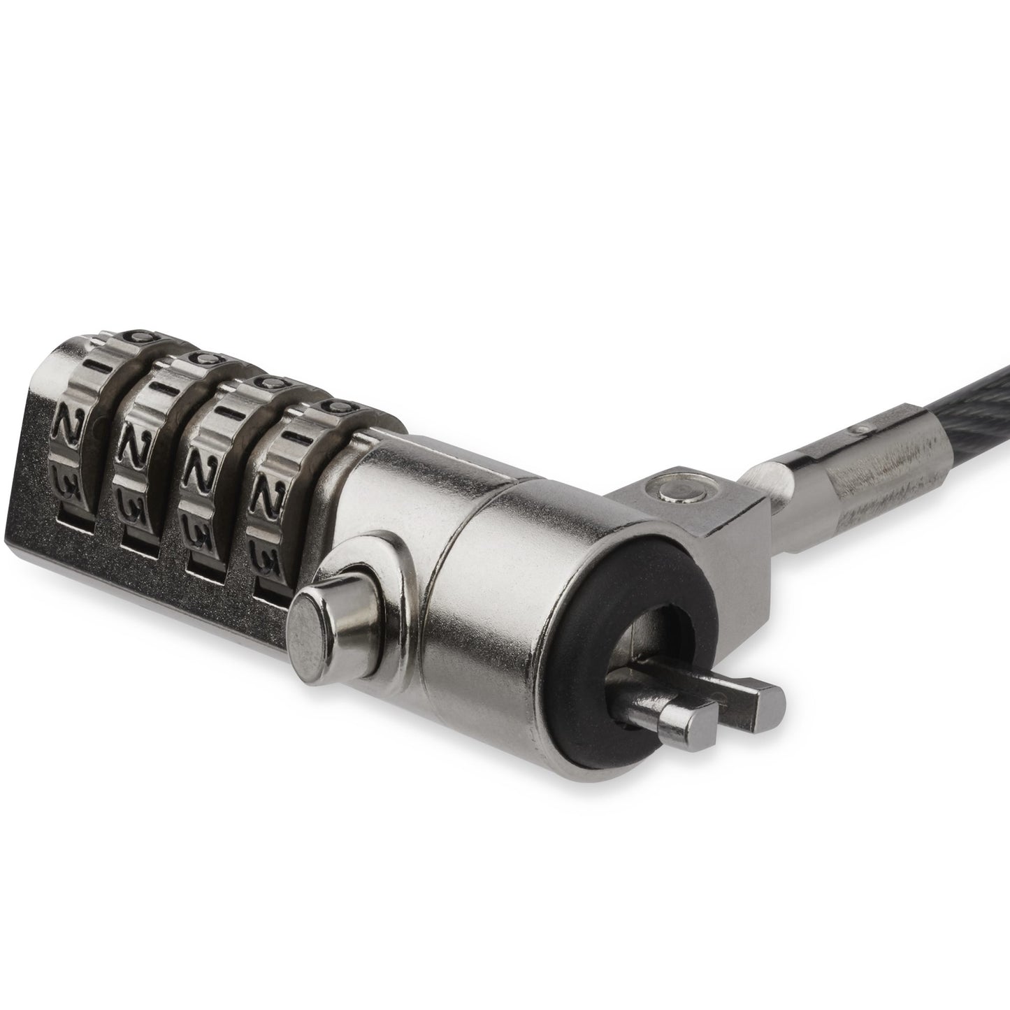 StarTech.com LTLOCK4D cable antirrobo Negro, Plata 2 m