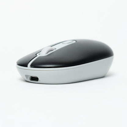 MOUSE RECARGABLE PERFECT CHOICE  2.4GHZ+BT CLIC SILENCIOSO COLORI - NEGRO