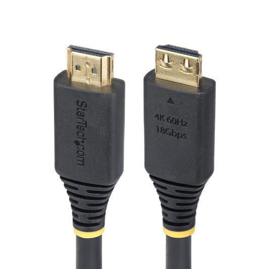 StarTech.com HDMI2-CABLE-GRIP-5M cable HDMI HDMI Tipo A (Estándar) Negro